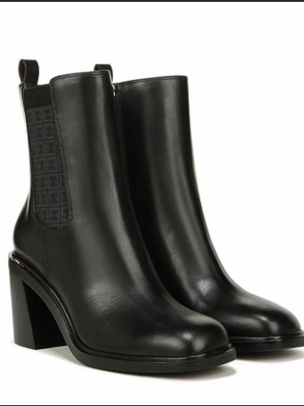 SARTO By Franco Sarto Paula Chelsea Black Leather Boot